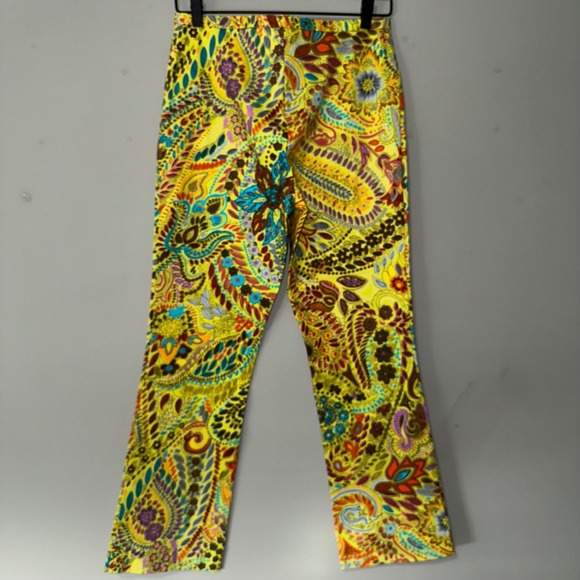 Women's Work Order Paisley Print Dress Pants - Picture 2 of 3